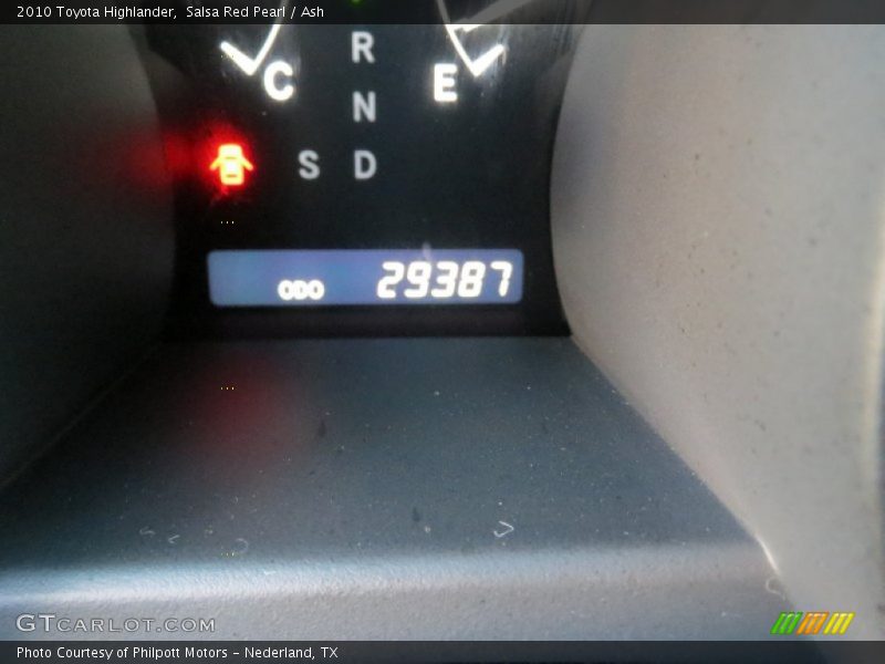 Salsa Red Pearl / Ash 2010 Toyota Highlander