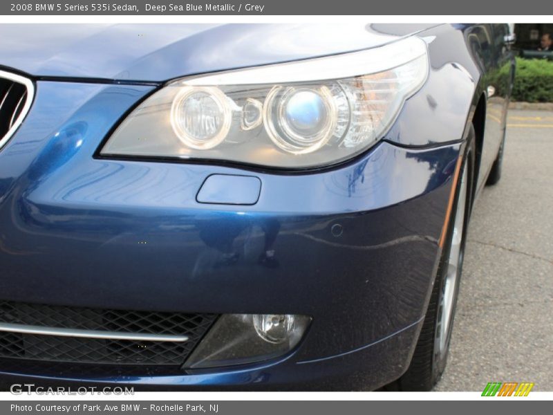 Deep Sea Blue Metallic / Grey 2008 BMW 5 Series 535i Sedan