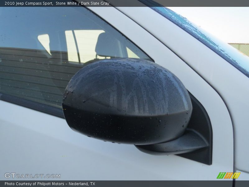 Stone White / Dark Slate Gray 2010 Jeep Compass Sport