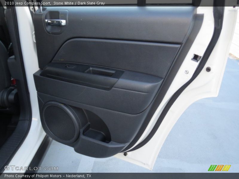 Stone White / Dark Slate Gray 2010 Jeep Compass Sport
