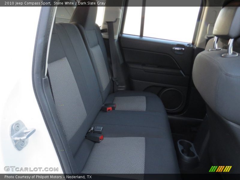 Stone White / Dark Slate Gray 2010 Jeep Compass Sport