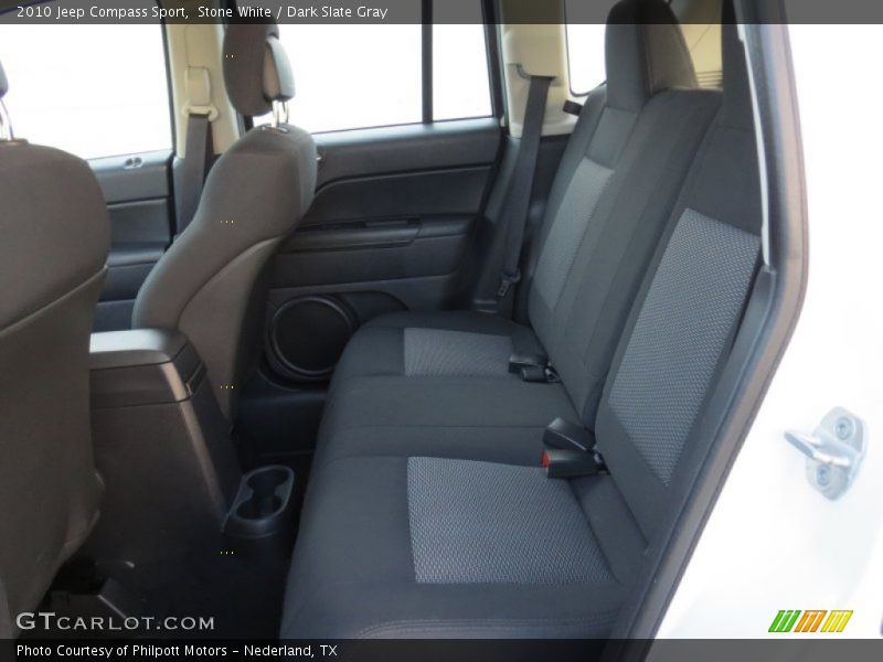 Stone White / Dark Slate Gray 2010 Jeep Compass Sport