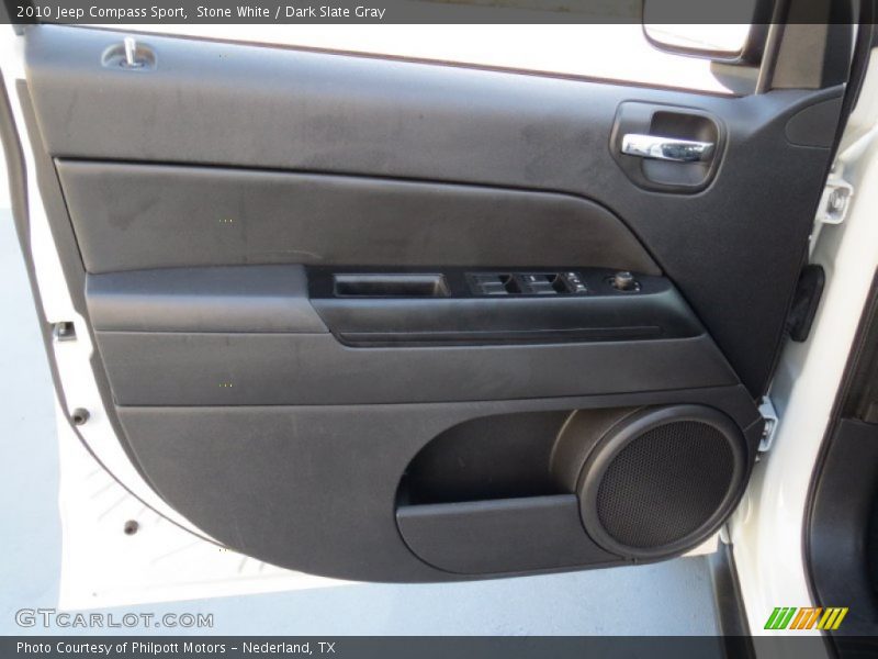 Stone White / Dark Slate Gray 2010 Jeep Compass Sport