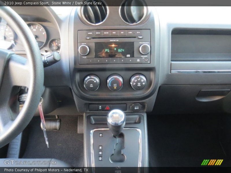 Stone White / Dark Slate Gray 2010 Jeep Compass Sport