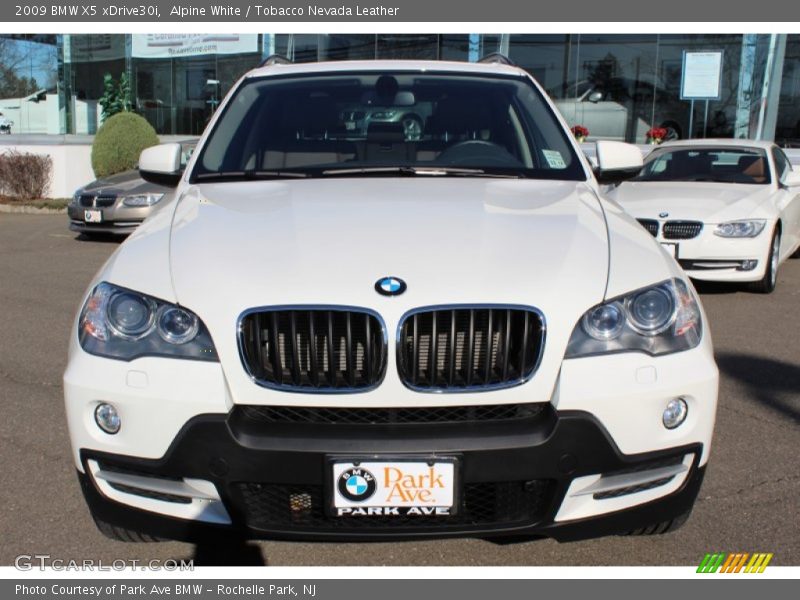 Alpine White / Tobacco Nevada Leather 2009 BMW X5 xDrive30i