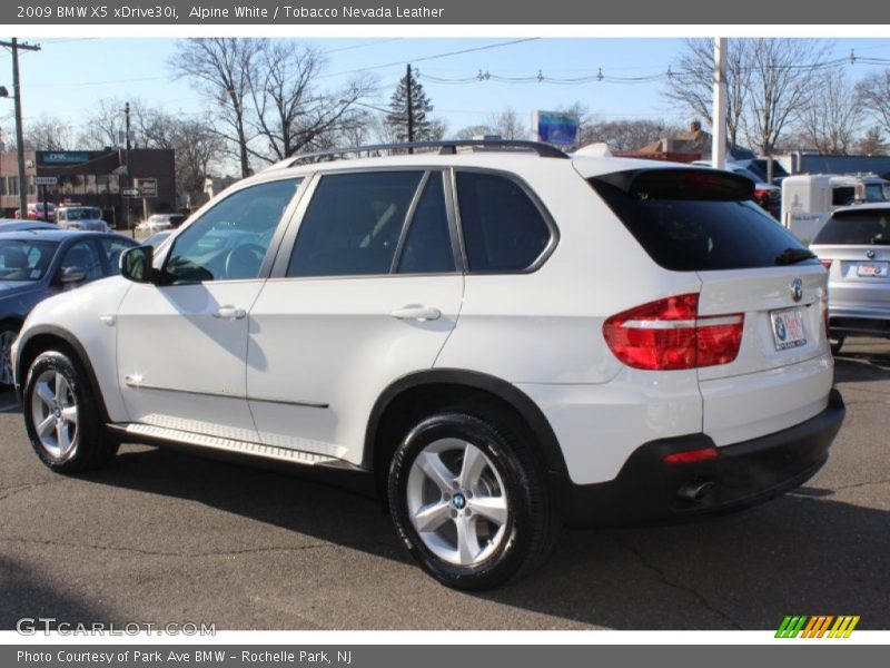 Alpine White / Tobacco Nevada Leather 2009 BMW X5 xDrive30i