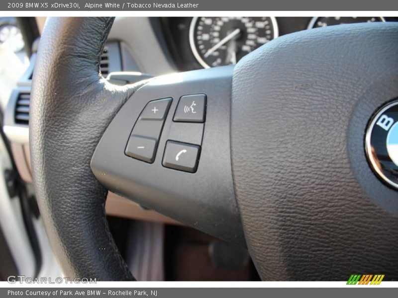 Alpine White / Tobacco Nevada Leather 2009 BMW X5 xDrive30i