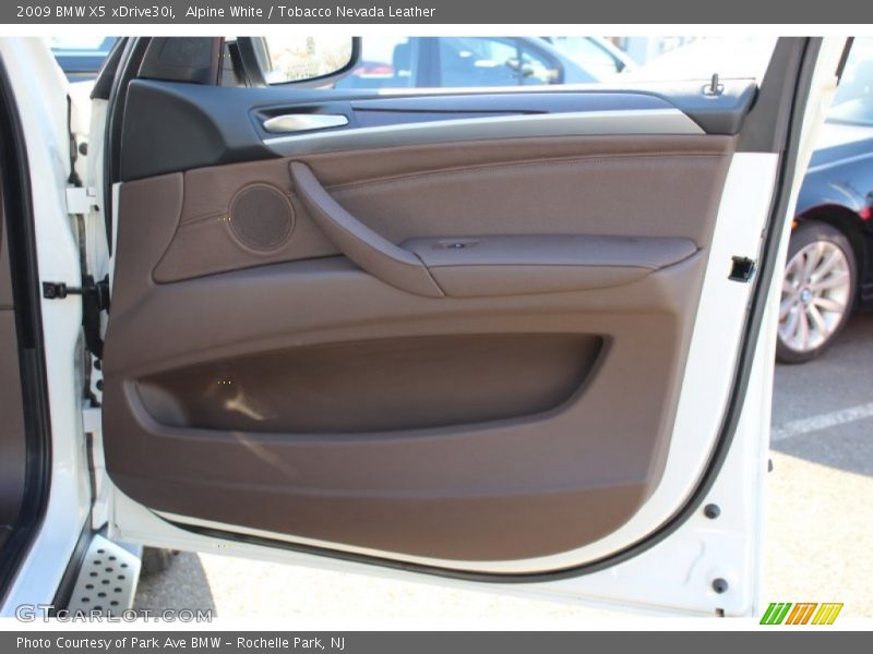 Alpine White / Tobacco Nevada Leather 2009 BMW X5 xDrive30i