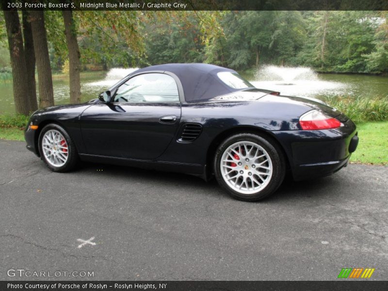 Midnight Blue Metallic / Graphite Grey 2003 Porsche Boxster S