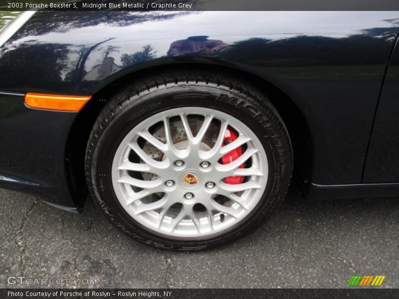 Midnight Blue Metallic / Graphite Grey 2003 Porsche Boxster S