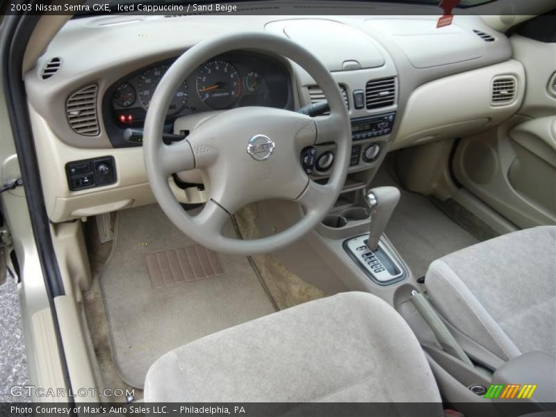 Iced Cappuccino / Sand Beige 2003 Nissan Sentra GXE
