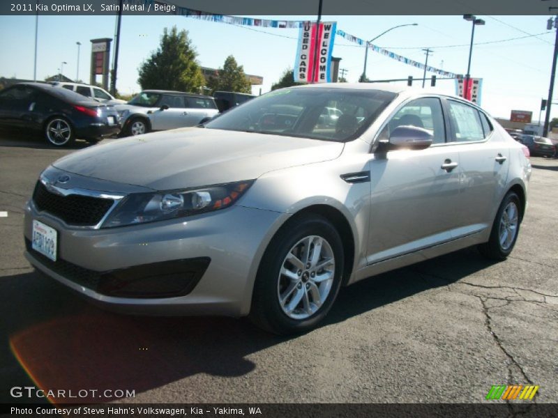 Satin Metal / Beige 2011 Kia Optima LX