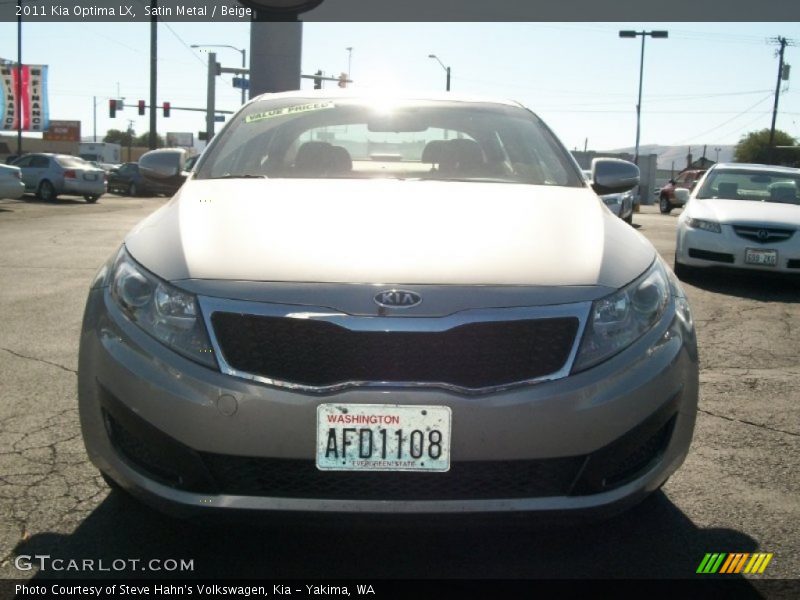 Satin Metal / Beige 2011 Kia Optima LX