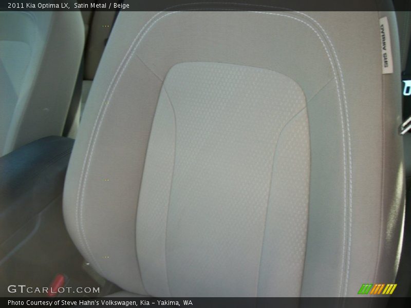 Satin Metal / Beige 2011 Kia Optima LX