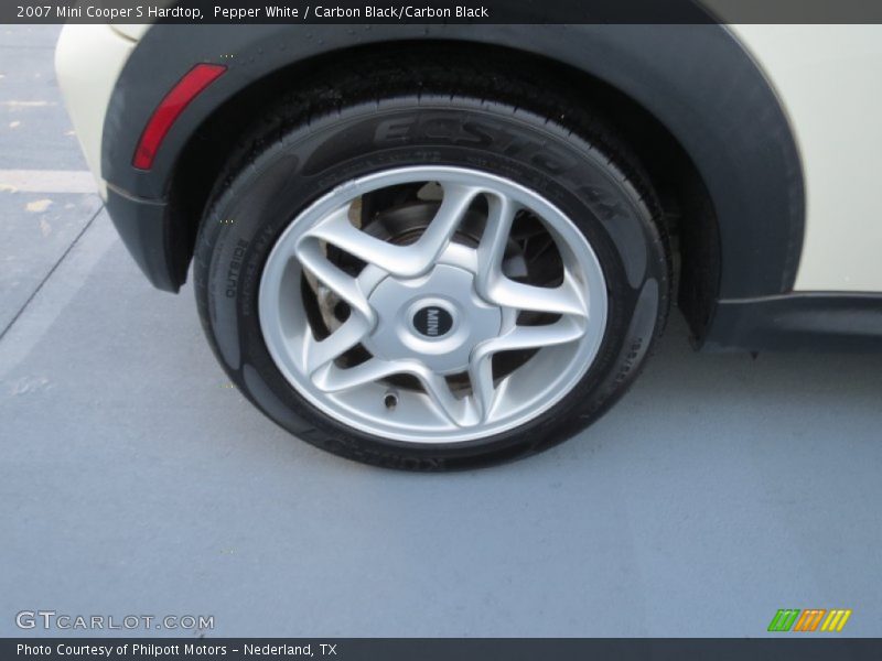 Pepper White / Carbon Black/Carbon Black 2007 Mini Cooper S Hardtop