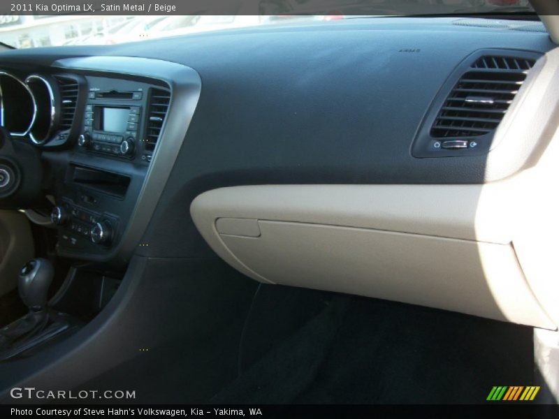 Satin Metal / Beige 2011 Kia Optima LX