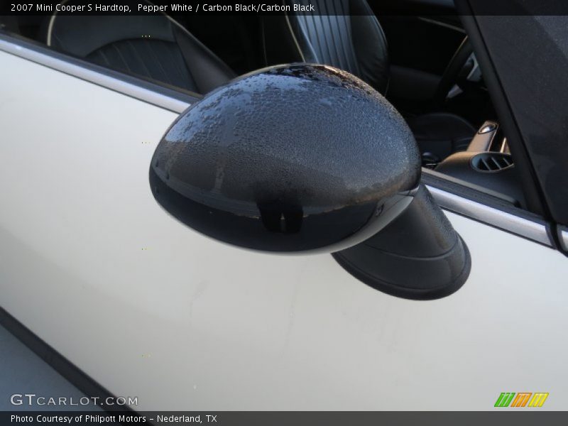 Pepper White / Carbon Black/Carbon Black 2007 Mini Cooper S Hardtop