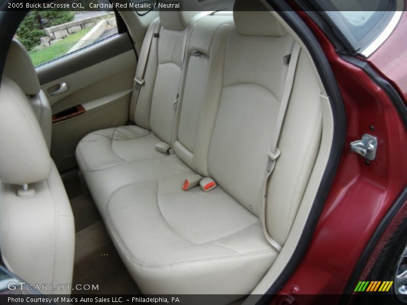 Rear Seat of 2005 LaCrosse CXL
