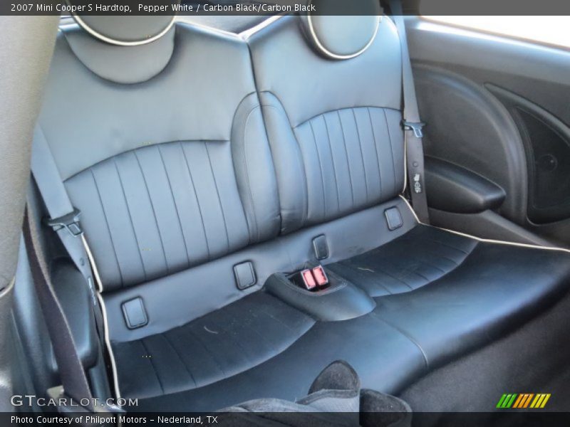 Pepper White / Carbon Black/Carbon Black 2007 Mini Cooper S Hardtop