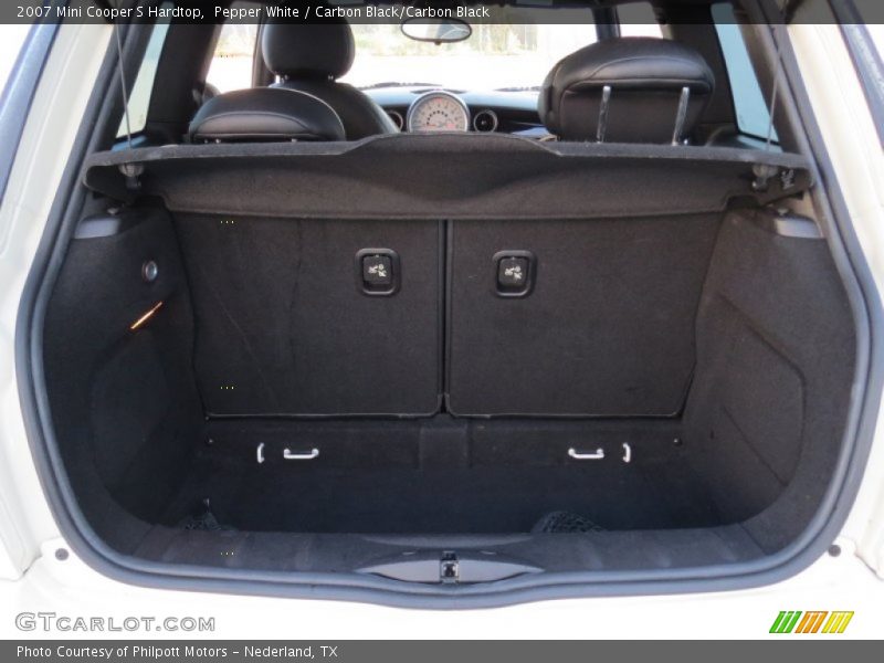 Pepper White / Carbon Black/Carbon Black 2007 Mini Cooper S Hardtop