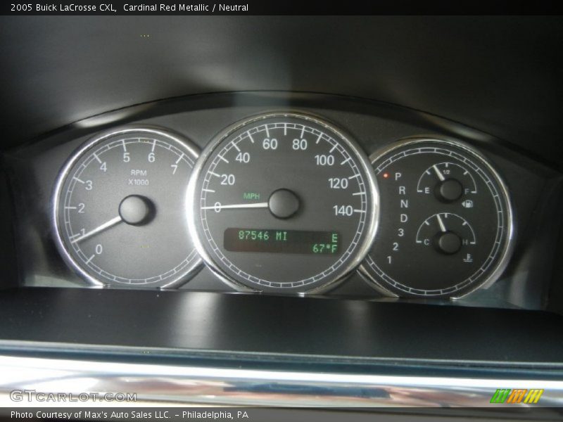 2005 LaCrosse CXL CXL Gauges