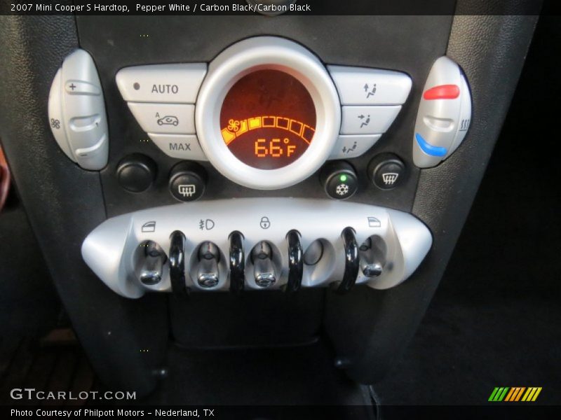 Pepper White / Carbon Black/Carbon Black 2007 Mini Cooper S Hardtop