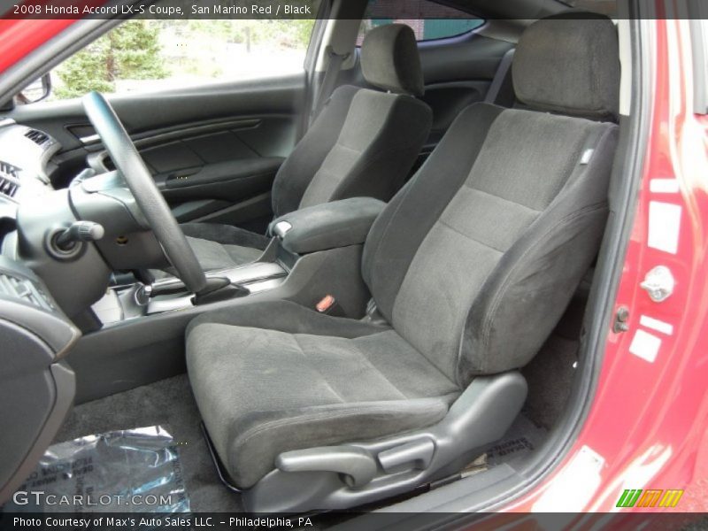 San Marino Red / Black 2008 Honda Accord LX-S Coupe