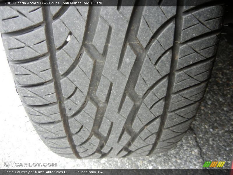 San Marino Red / Black 2008 Honda Accord LX-S Coupe