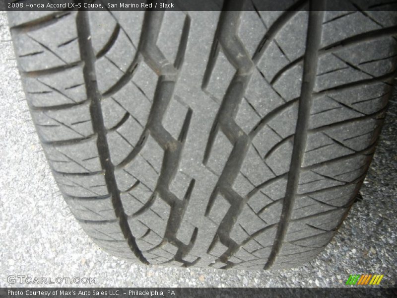 San Marino Red / Black 2008 Honda Accord LX-S Coupe