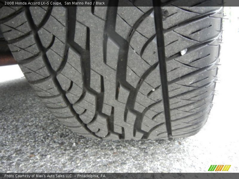 San Marino Red / Black 2008 Honda Accord LX-S Coupe