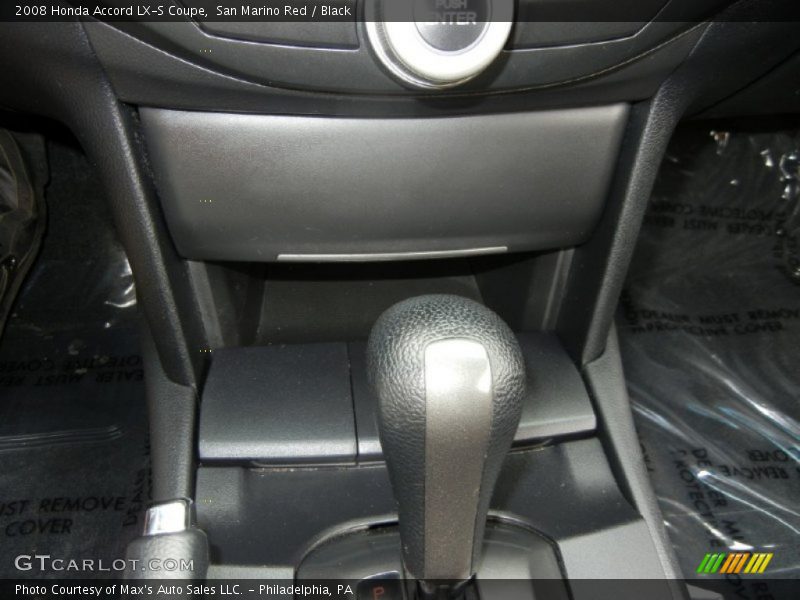 San Marino Red / Black 2008 Honda Accord LX-S Coupe
