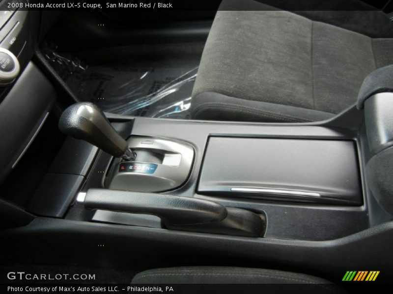 San Marino Red / Black 2008 Honda Accord LX-S Coupe