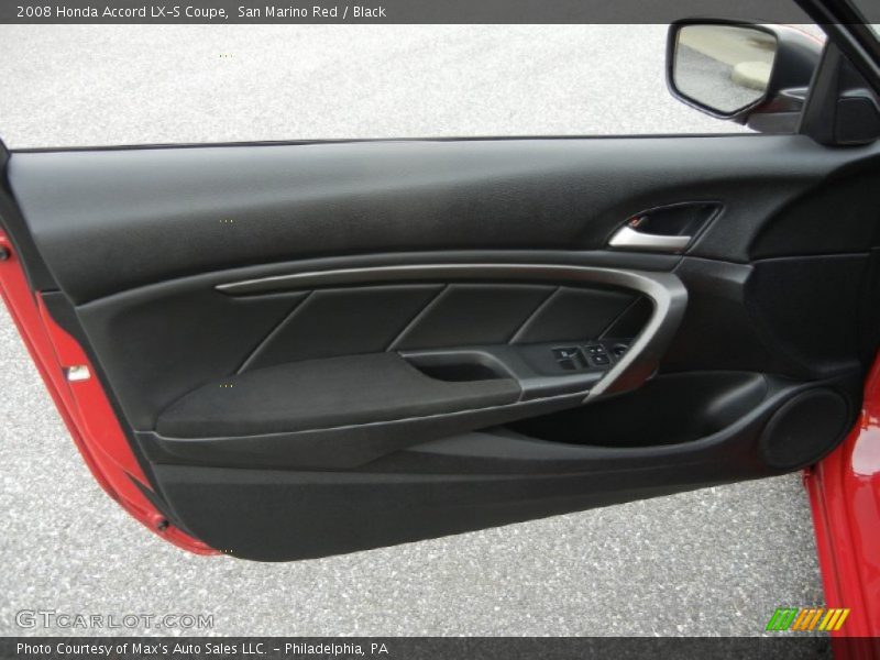 San Marino Red / Black 2008 Honda Accord LX-S Coupe