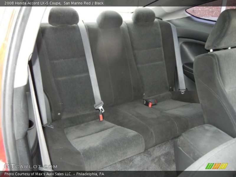 San Marino Red / Black 2008 Honda Accord LX-S Coupe