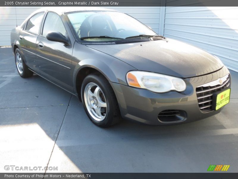 Graphite Metallic / Dark Slate Gray 2005 Chrysler Sebring Sedan