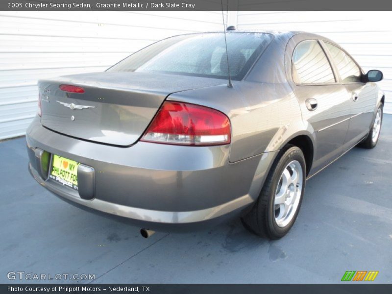 Graphite Metallic / Dark Slate Gray 2005 Chrysler Sebring Sedan