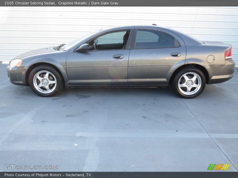 Graphite Metallic / Dark Slate Gray 2005 Chrysler Sebring Sedan