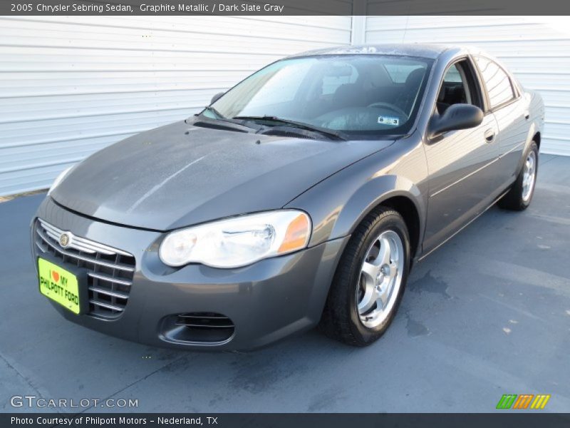 Graphite Metallic / Dark Slate Gray 2005 Chrysler Sebring Sedan