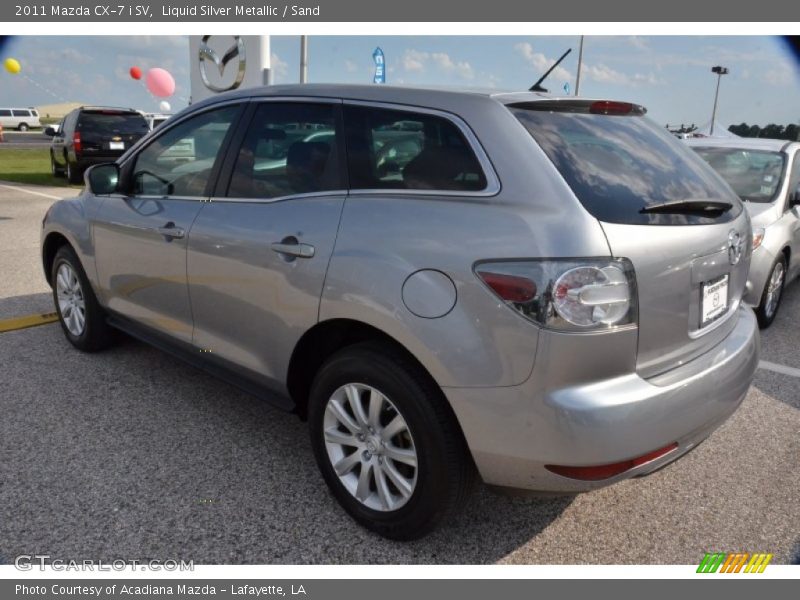 Liquid Silver Metallic / Sand 2011 Mazda CX-7 i SV