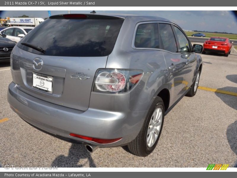 Liquid Silver Metallic / Sand 2011 Mazda CX-7 i SV