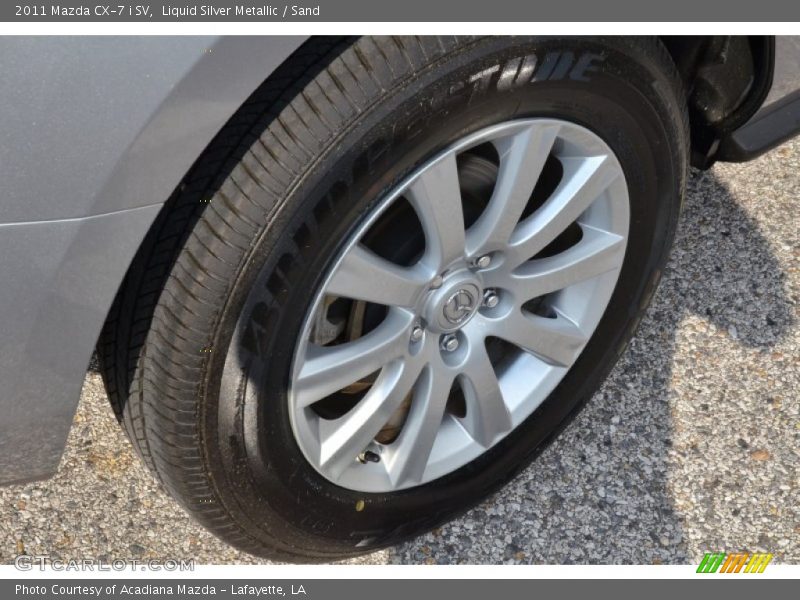 Liquid Silver Metallic / Sand 2011 Mazda CX-7 i SV