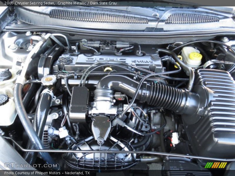 Graphite Metallic / Dark Slate Gray 2005 Chrysler Sebring Sedan