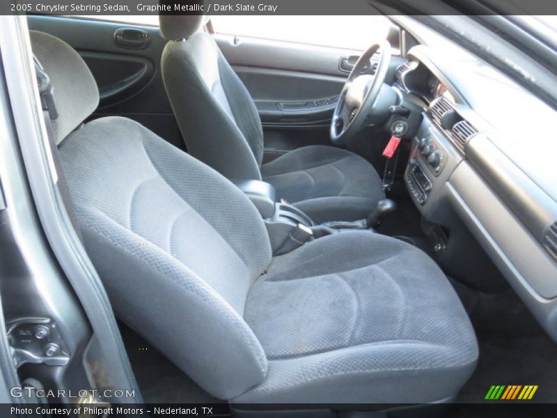 Graphite Metallic / Dark Slate Gray 2005 Chrysler Sebring Sedan