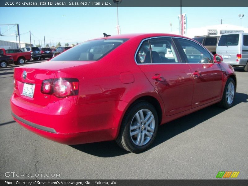 Salsa Red / Titan Black 2010 Volkswagen Jetta TDI Sedan