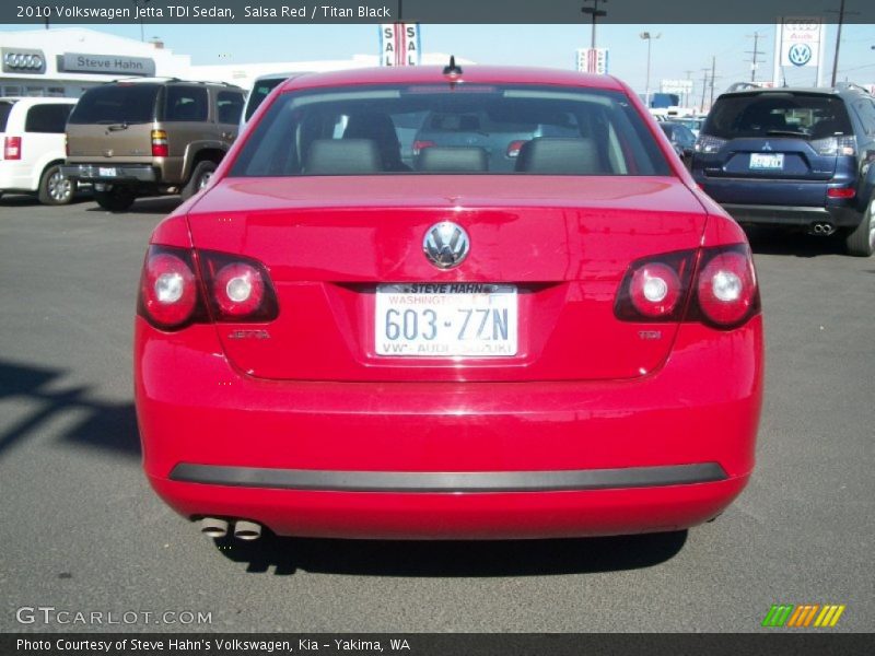 Salsa Red / Titan Black 2010 Volkswagen Jetta TDI Sedan