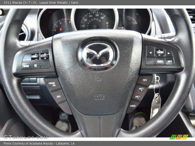 Liquid Silver Metallic / Sand 2011 Mazda CX-7 i SV