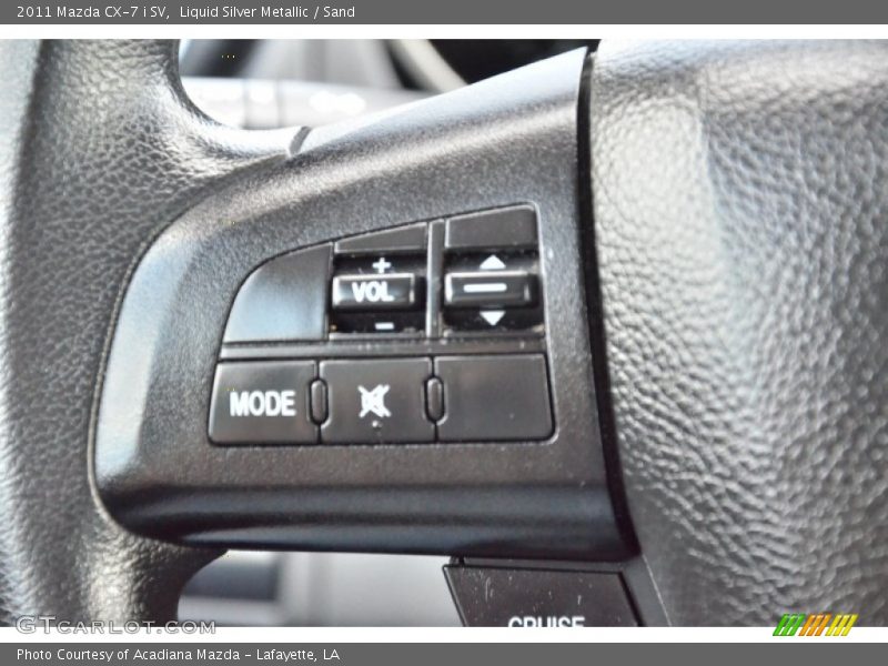 Liquid Silver Metallic / Sand 2011 Mazda CX-7 i SV