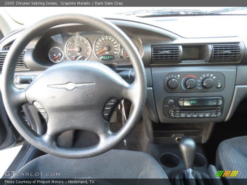Graphite Metallic / Dark Slate Gray 2005 Chrysler Sebring Sedan