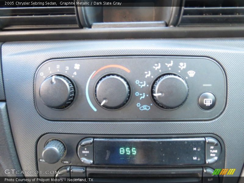 Graphite Metallic / Dark Slate Gray 2005 Chrysler Sebring Sedan