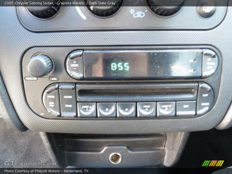 Graphite Metallic / Dark Slate Gray 2005 Chrysler Sebring Sedan